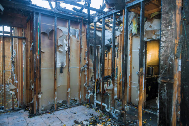 Professional Soot Cleanup technician working in Riva, MD